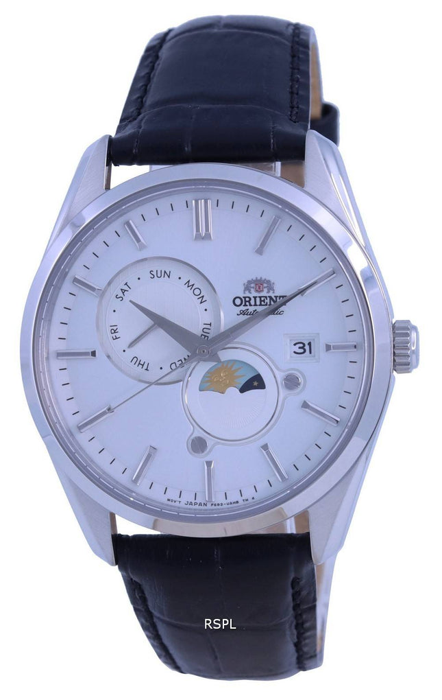 Orient Classic Sun And Moon White Dial Automatic RA-AK0310S10B RA-AK0310S30B Men's Watch