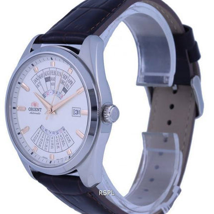 Orient Multi Year Calendar White Dial Leather Automatic RA-BA0005S10B RA-BA0005S30B Men's Watch