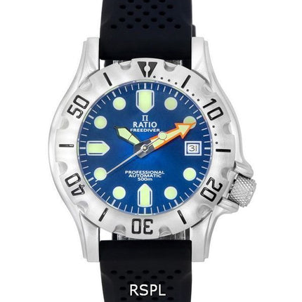 Ratio FreeDiver Professional Sapphire Blue Sunray Dial Automatic RTF0013 500M Men's Watch