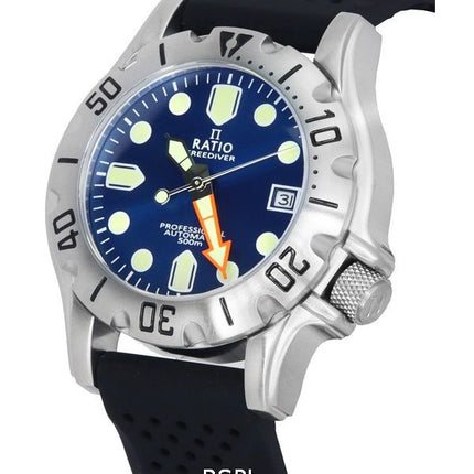 Ratio FreeDiver Professional Sapphire Blue Sunray Dial Automatic RTF0013 500M Men's Watch