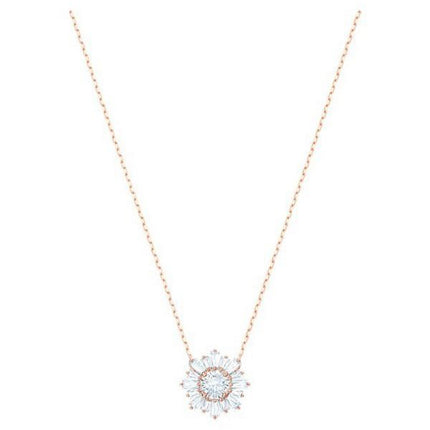 Swarovski Idyllia Rose Gold Tone Plated And Zirconia Pendant 5451376 For Women