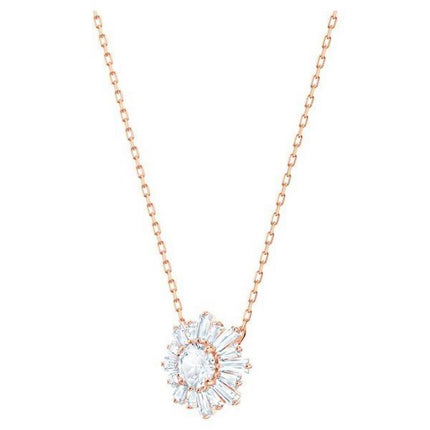 Swarovski Idyllia Rose Gold Tone Plated And Zirconia Pendant 5451376 For Women