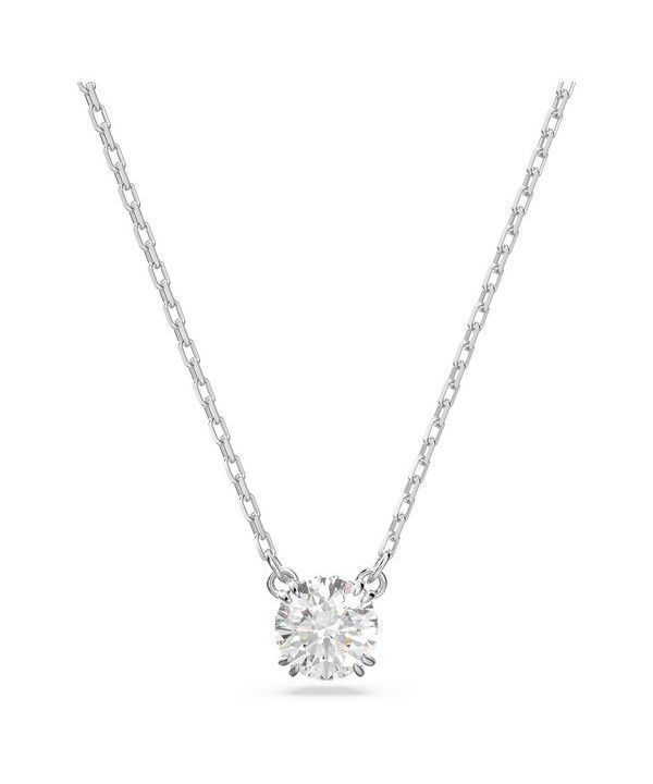 Swarovski Stilla Rhodium Plated And Zirconia Pendant 5636706 For Women