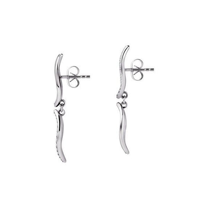 Morellato Foglia 925 Silver Earrings SAKH35 For Women