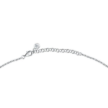 Morellato Ninfea Silver Necklace With Foglia Pendant SAUE01 For Women