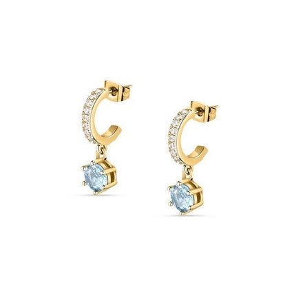 Morellato Colori Gold Tone Stainless Steel Earrings SAVY07 For Women