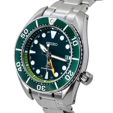 Seiko Prospex Sea Aqua Sumo GMT Green Dial Solar Diver's SFK003J1 200M Men's Watch