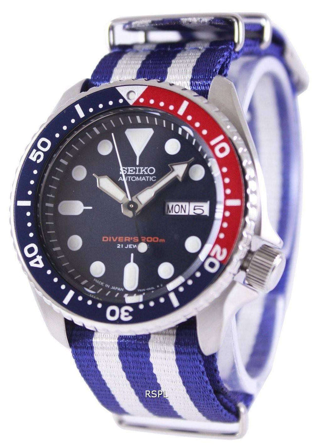 Seiko Automatic Diver's 200M NATO Strap SKX009J1-NATO2 Men's Watch