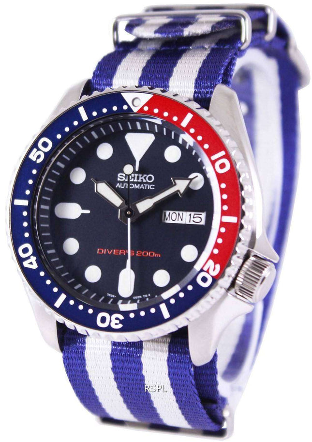 Seiko Automatic Diver's 200M NATO Strap SKX009K1-NATO2 Men's Watch