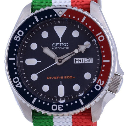 Seiko Automatic Divers Polyester SKX009K1-var-NATO23 200M Mens Watch