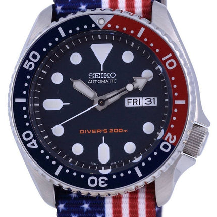 Seiko Automatic Divers Polyester SKX009K1-var-NATO27 200M Mens Watch