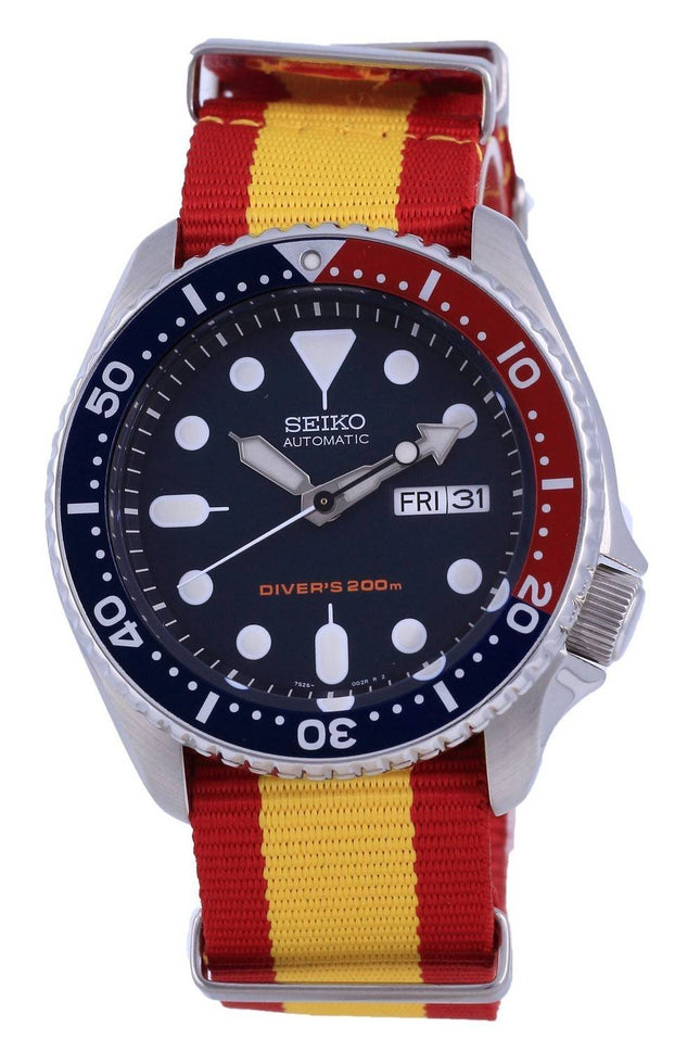 Seiko Automatic Divers Polyester SKX009K1-var-NATO29 200M Mens Watch