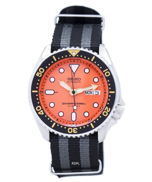 Seiko Automatic Divers 200M NATO Strap SKX011J1-var-NATO1 Mens Watch