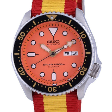 Seiko Automatic Divers Japan Made Polyester SKX011J1-var-NATO29 200M Mens Watch