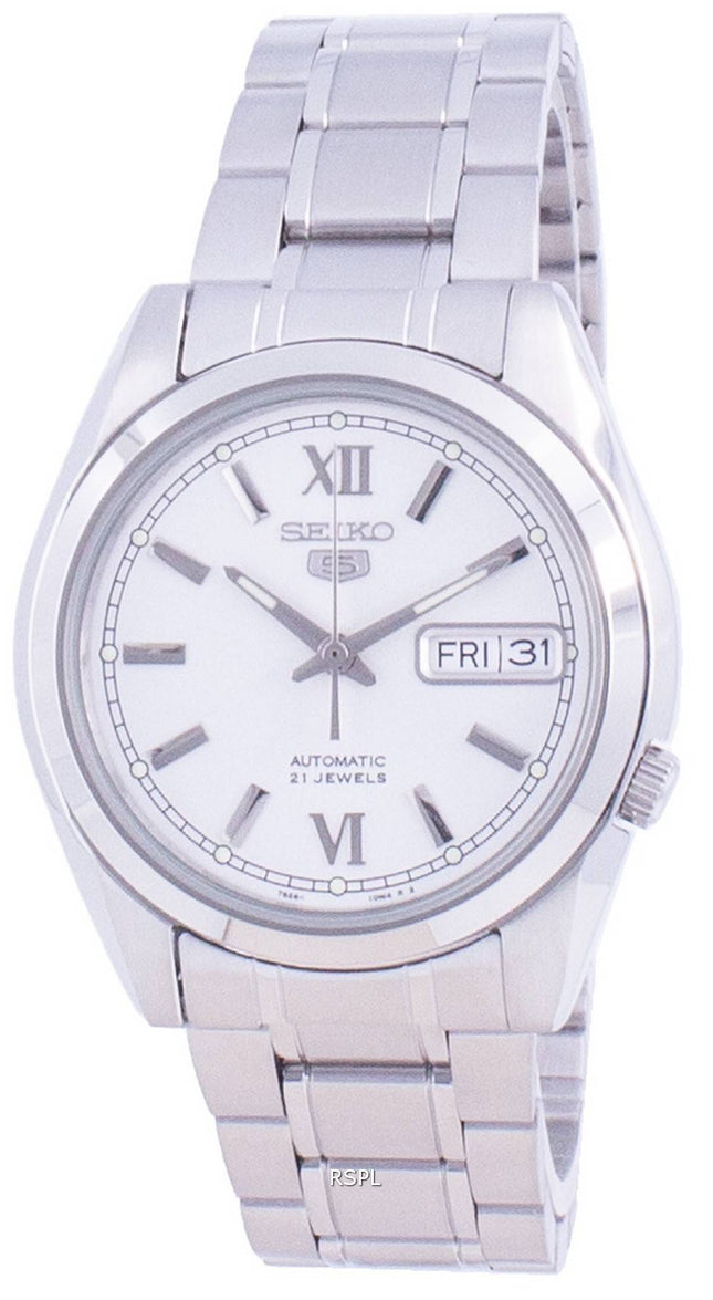 Seiko 5 Automatic Silver Dial SNKL51 SNKL51K1 SNKL51K Men's Watch