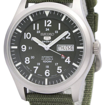 Seiko 5 Military Automatic Sports Japan Made SNZG09 SNZG09J1 SNZG09J Men's Watch