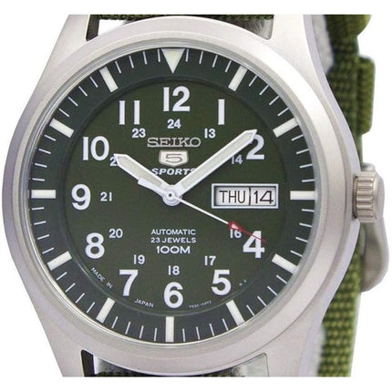 Seiko 5 Military Automatic Sports Japan Made SNZG09 SNZG09J1 SNZG09J Men's Watch