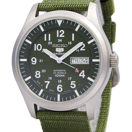 Seiko 5 Military Automatic Sports Japan Made SNZG09 SNZG09J1 SNZG09J Men's Watch