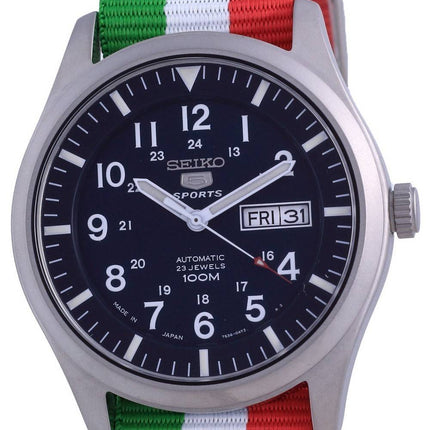 Seiko 5 Sports Automatic Polyester SNZG11J1-var-NATO23 100M Mens Watch