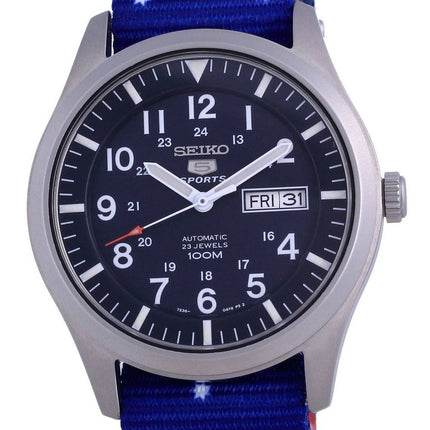 Seiko 5 Sports Automatic Polyester SNZG11K1-var-NATO30 100M Mens Watch