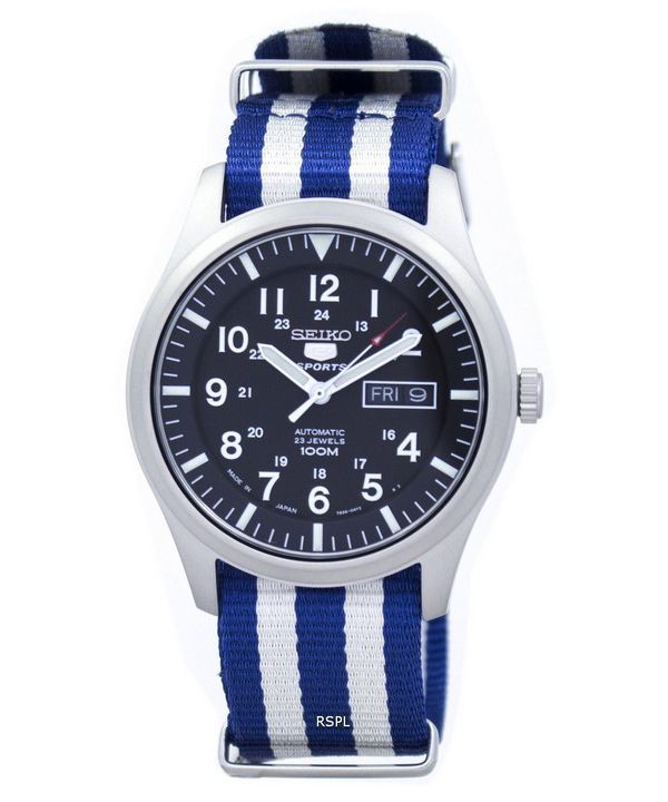 Seiko 5 Sports Automatic Japan Made NATO Strap SNZG15J1-NATO2 Men's Watch