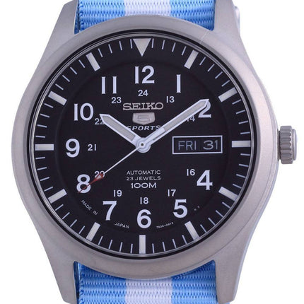 Seiko 5 Sports Automatic Polyester SNZG15J1-var-NATO24 100M Mens Watch