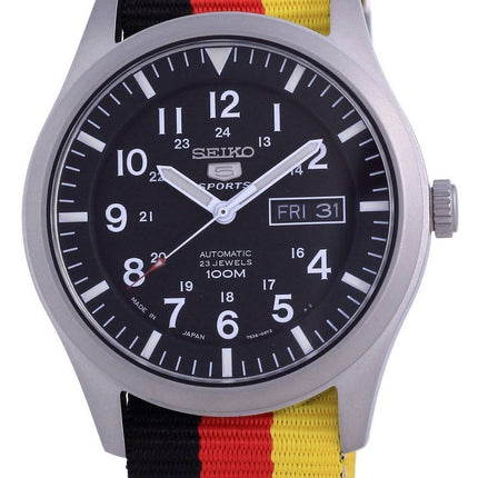 Seiko 5 Sports Automatic Polyester SNZG15J1-var-NATO26 100M Mens Watch