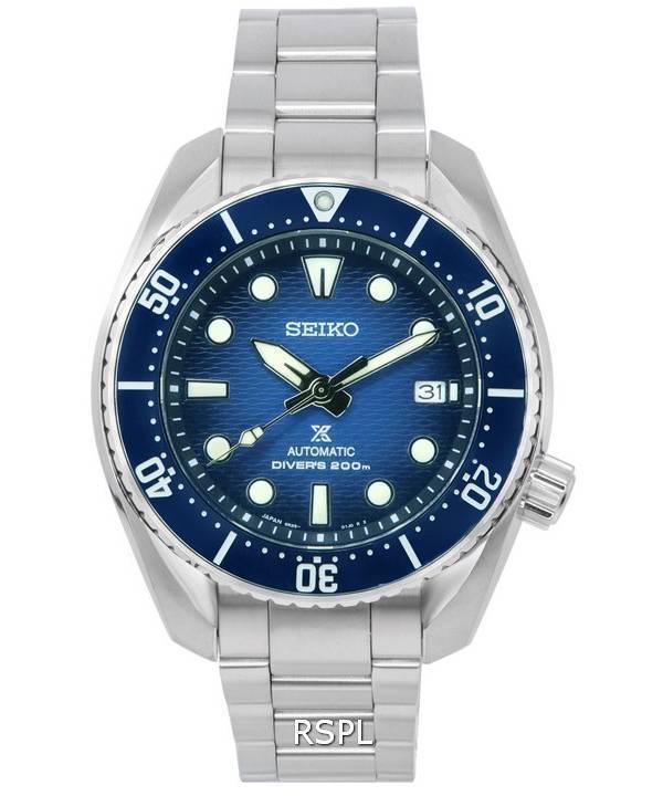 Seiko Prospex Sea King Sumo Blue Dial Automatic Diver's SPB321 SPB321J1 SPB321J 200M Men's Watch