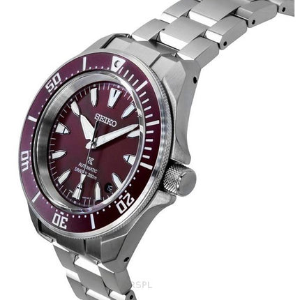 Seiko Prospex Sea Samurai Shog-urai Stainless Steel Red Dial Automatic Divers SRPL11K1 200M Mens Watch