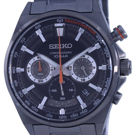 Seiko Neo Sports Chronograph Black Dial Quartz SSB399 SSB399P1 SSB399P 100M Men's Watch