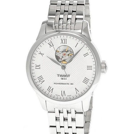 Tissot Le Locle Powermatic 80 Open Heart Silver Dial Automatic T006.407.11.033.02 Men's Watch