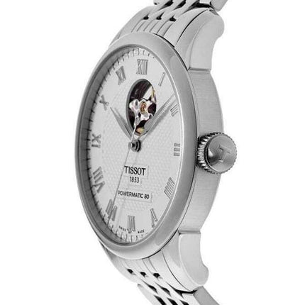 Tissot Le Locle Powermatic 80 Open Heart Silver Dial Automatic T006.407.11.033.02 Men's Watch