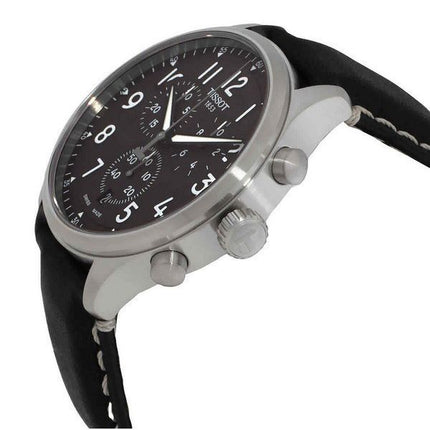 Tissot T-Sport Chrono XL Leather Strap Anthracite Dial Quartz T116.617.16.062.00 100M Mens Watch