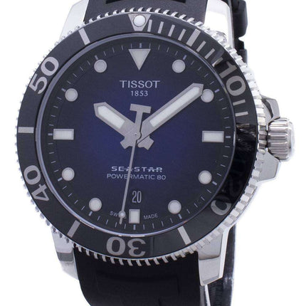 Tissot T-Sport Seastar 1000 T120.407.17.041.00 T1204071704100 Powermatic 80 Automatic 300M Men's Watch