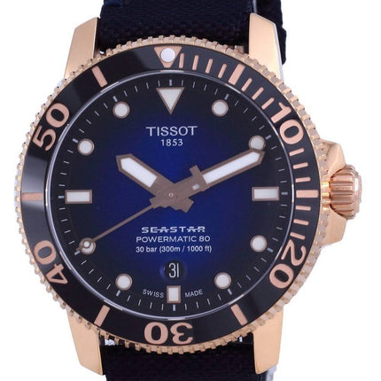 Tissot T-Sport Seaster 1000 Powermatic 80 Divers Automatic T120.407.37.041.00 T1204073704100 300M Mens Watch