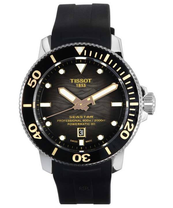 Tissot T-Sport Seastar 2000 Professional Powermatic 80 Divers T120.607.17.441.01 T1206071744101 600M Mens Watch