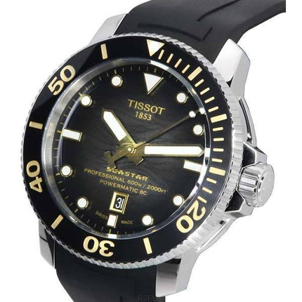 Tissot T-Sport Seastar 2000 Professional Powermatic 80 Divers T120.607.17.441.01 T1206071744101 600M Mens Watch