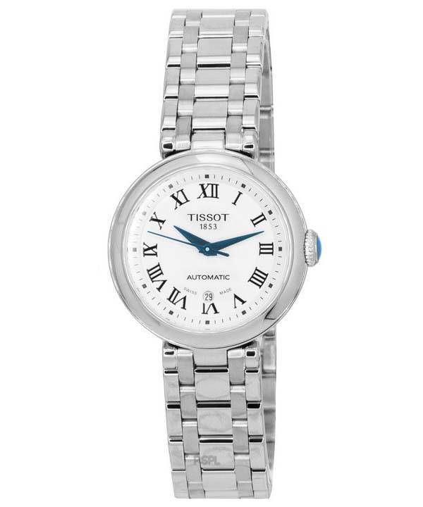 Tissot T-Lady Bellissima Stainless Steel White Dial Automatic T126.207.11.013.00 T1262071101300 Women's Watch