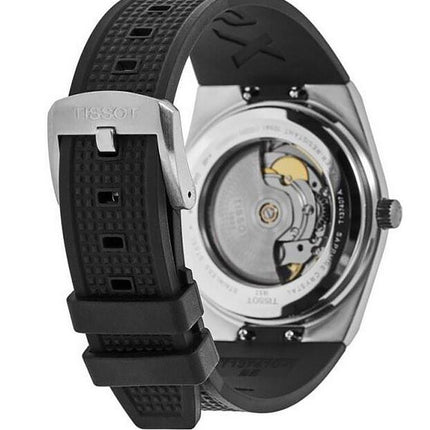 Tissot T-Classic PRX Powermatic 80 Rubber Strap Black Dial Automatic T137.407.17.051.00 100M Mens Watch