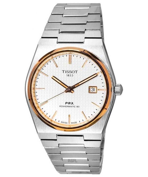 Tissot PRX T-Classic Powermatic 80 Silver Dial T137.407.21.031.00 T1374072103100 100M Men's Watch