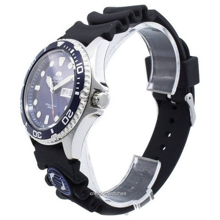 Refurbished Orient Ray II Rubber Strap Blue Dial Automatic FAA02008D9 200M Men's Watch