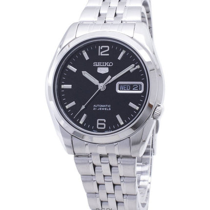 Refurbished Seiko 5 Stainless Steel Black Dial Automatic SNK393K1 Men's Watch