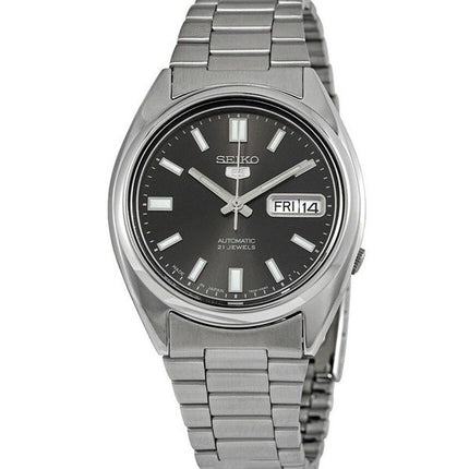 Refurbished Seiko 5 Stainless Steel Black Dial Automatic SNXS79J1 Men's Watch