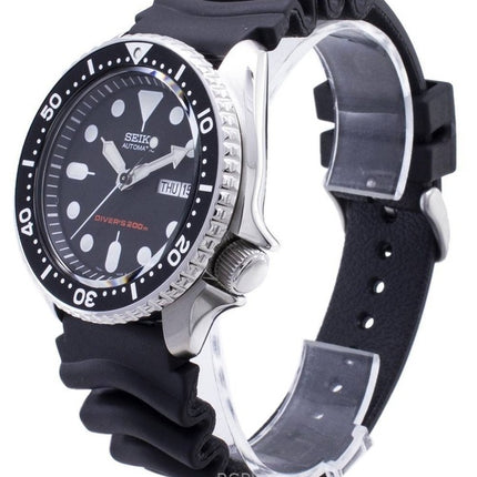 Refurbished Seiko Rubber Strap Black Dial Automatic Diver's SKX007K1 200M Men's Watch