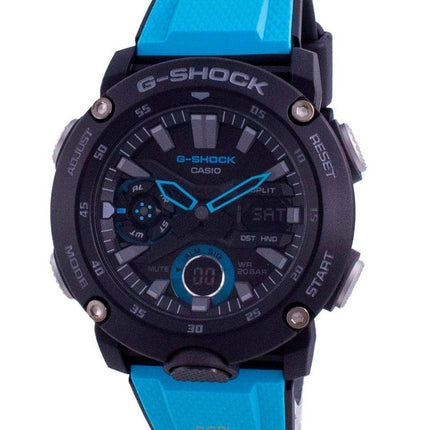 Refurbished Casio G-Shock Standard Analog Digital Resin Strap Black Dial Quartz GA-2000-1A2 200M Men's Watch