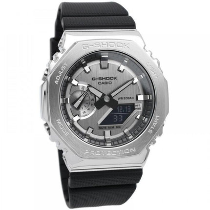 Refurbished Casio G-Shock Analog Digital Resin Strap Grey Dial Quartz GM-2100-1A 200M Men's Watch