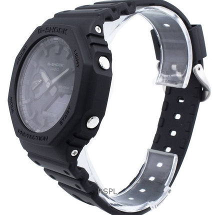 Refurbished Casio G-Shock Analog Digital Resin Strap Black Dial Quartz GA-2100-1A1 200M Men's Watch