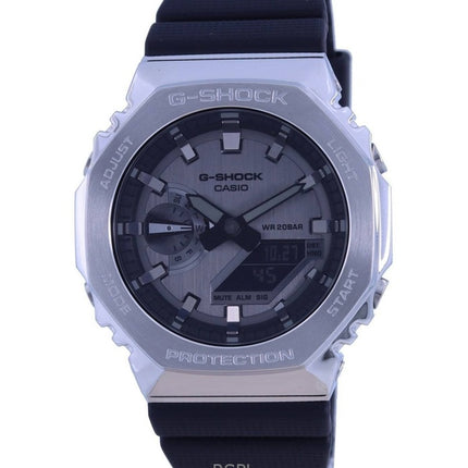 Refurbished Casio G-Shock Analog Digital Resin Strap Grey Dial Quartz GM-2100-1A 200M Men's Watch