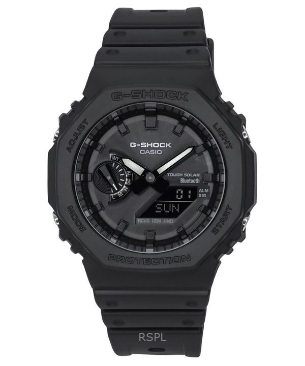 Refurbished Casio G-Shock Smartphone Link Analog Digital Resin Strap Black Dial Solar GA-B2100-1A1 200M Men's Watch