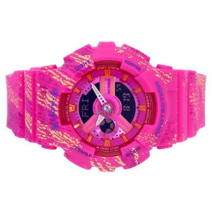 Refurbished Casio Baby-G Analog Digital Resin Strap Multicolor Dial Quartz BA-110TX-4A 100M Women's Watch